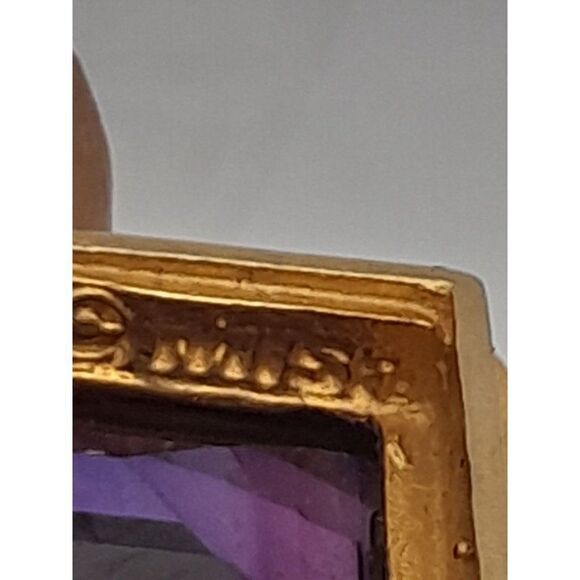 Early Mish Tworkowski Bracelet Clip Earrings Set Colorful Faux Stones Gold Tone - Picture 5 of 10